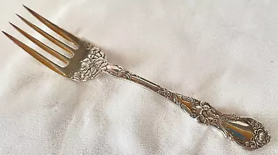 Vintage 1835 R Wallace A1 Floral 8  Medium Solid Cold Meat Fork Circa 1902 • $25