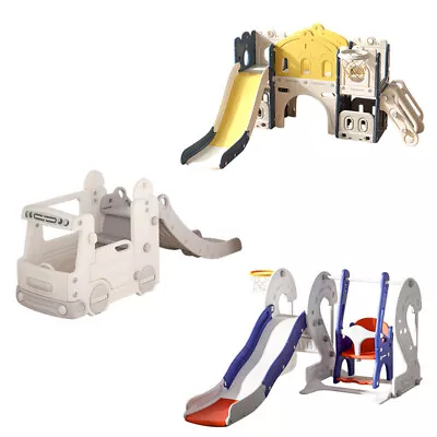 £129.95 • Buy Kids Children Garden Swing Slide Set Baby Toddler In/Outdoor Playground Climber