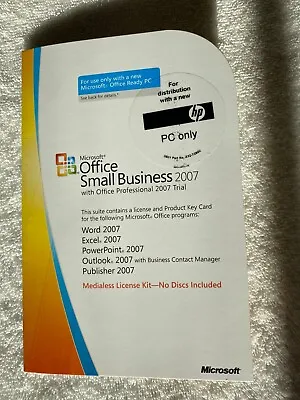 Microsoft Office Small Business 2007 With Office Professional 2007 Trial • $35.99