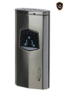 Vector Icon Electric Triple Flame Torch Lighter Gunmetal - VECTORICONGUN 02 • $82.45