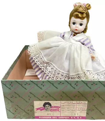 Madame Alexander Kins 381 Meg 8 IN Doll Tagged Costume With Box • $30