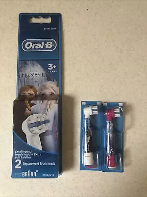 Oral B Power Toothbrush Kids Frozen Refills 4 Brushes • $36