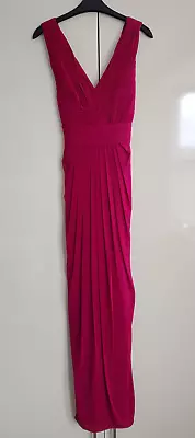 COAST Pink Fully Lined Maxi Dress - UK Size 10 - Never Worn • £25