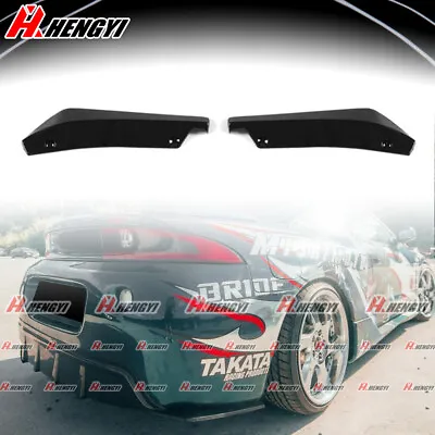 Rear Bumper Side Splitter Lip For Mitsubishi Eclipse Gloss Black • $18.99