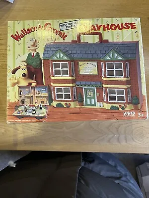 Wallace And Gromit Playhouse Playset Carry Case & 4 Figures 1989 Boxed • $56.73