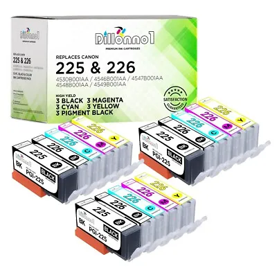 15 Pack PGI-225 CLI-226 Ink Cartridges For Canon PIXMA MG5120 MG5220 MG5320 • $14.50