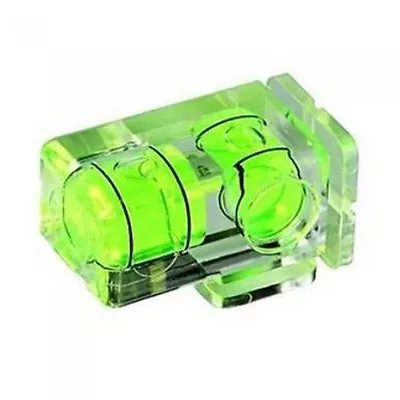 Camera Flash Hot Shoe Spirit Level Double 2 Axis Bubble UK Seller • £4.99