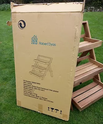 £15 • Buy Wooden Folding Planter - Hardwood Suitable For Outdoors