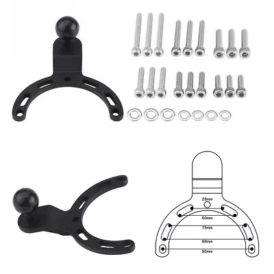 Adjustable Motorcycle Gas Tank Mount GPS Phone Camera Bracket With Washers Bolts • $18.99