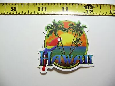 Hawaii Parrot Sunset Decal Sticker Vacation Trip • $2.49