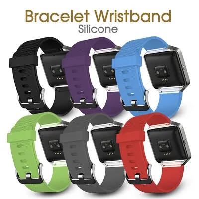 $7.16 • Buy Silicone Gel Band Strap Bracelet Replacement Wristband For FITBIT BLAZE Sport