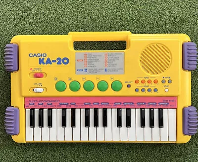 Casio Cool KA-20 Keyboard 32 Key  Creative Composer  Kids 80's Vintage - Read • $125