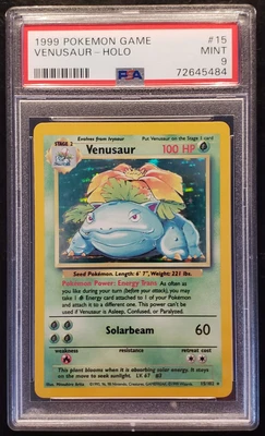 $152.50 • Buy PSA 9 Pokemon 1999 Base Set Venusaur Holo 15/102 (Unlimited)