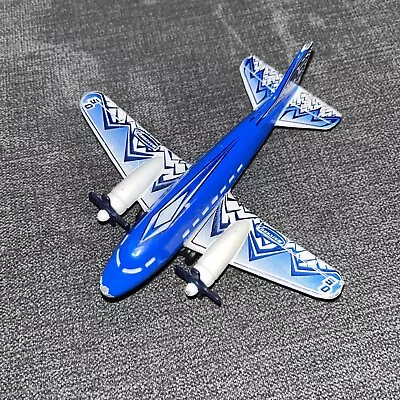 Matchbox Skybusters Hero City - 2003 	Airliner Blue - Diecast Snowboarding Ice • $9.33