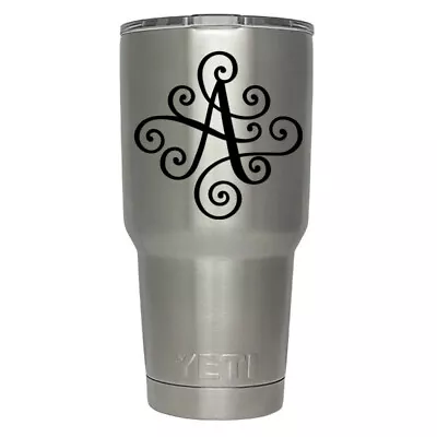 Monogram Genuine ViaVinyl Brand Decal. Available In Letters A-Z In Four Colors! • $6.99