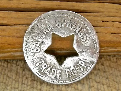 $14.95 • Buy 1900s SALINA SPRINGS ARIZONA AZ (APACHE CO) R8 INDIAN TRADING POST 10c VA TOKEN