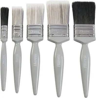 Harris Paint Brush Set 0.5  1  1.5  2  5pk - Emulsion Walls Ceilings & Gloss • £7.41