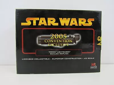 Master Replica Star Wars Yoda .45 Sealed Lightsaber SW-328 2005 Conv. Ex (Pg78D) • $80