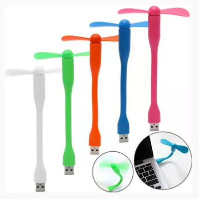 $3.90 • Buy Mini USB Fan Flexible Portable Cooling For Power Bank Computer PC Laptop
