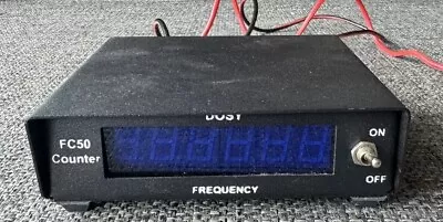 Dosy FC-50 Blue LED Mobile AM/Sideband SSB Frequency Counter Base - Works Great! • $11.50