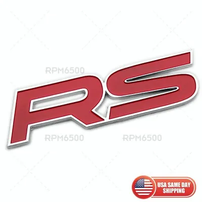 $9.99 • Buy Universal 3D RS Racing Sport Car Logo Badge Decal Sticker Emblem Decorate Marker