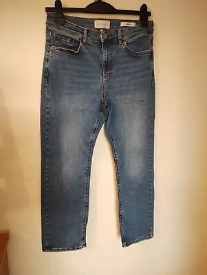 M&S Per Una Straight Jeans Size 12 Short • £8