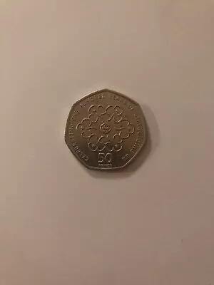 2010 50p Coin Girl Guides Celebrating 100 Years Of Girlguiding Rare Fifty Pence • £190