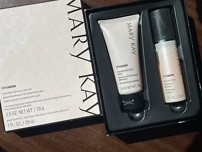 Mary Kay Time Wise Microdermabrasion Plus Set Kit Travel NIB 2.5 Fl Oz 1 Fl Oz • $19.99