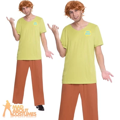 £33.99 • Buy Adult Shaggy Costume Mens Scooby Doo Cartoon World Book Day Fancy Dress Outfit