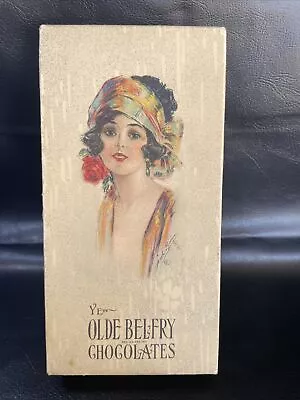 Vtg Made For Butler Brothers Ye Olde Belfry Chocolates Box 4oz Net Weight Empty • $9.99