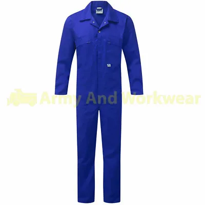 £21.99 • Buy Mens Heavy Duty BoilerSuit Zip Front Work Boiler Suit Coverall Overall Engineer