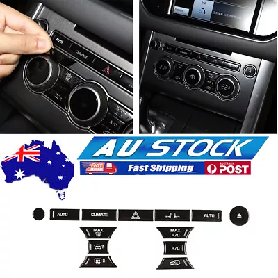 Black Alloy Air Condition Button Sticker Patch For Range Rover Sport Vogue 14-17 • $34.99