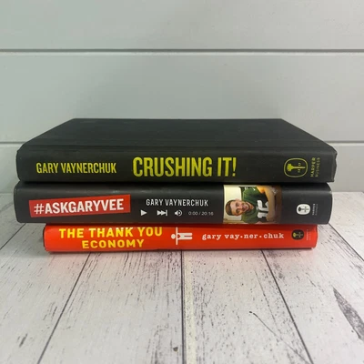 $34.95 • Buy Gary Vaynerchuk Book Bulk Lot X 3 Crushing It! Ask Gary Vee Thank You Economy