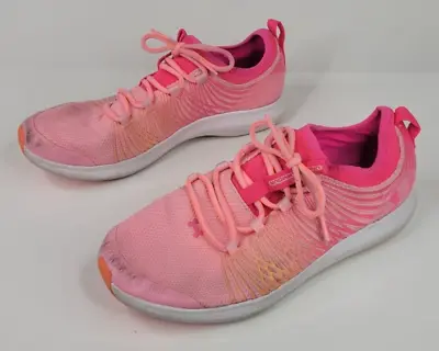 UNDER ARMOUR INFINITY Shoes For Women Pink Athletic Running Size 8.5 Or Girls 7 • $14.92