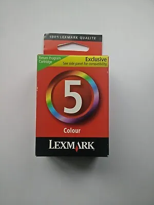 Genuine Lexmark No 5 Colour Ink Cartridge For Lexmark X4690 X5690 X2690 X3690 • £10