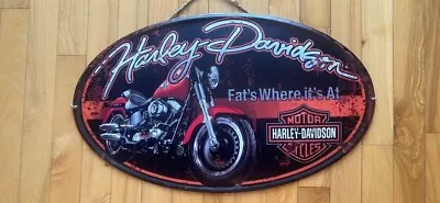 Harley Davidson Metal Wall Sign/ Home Man Cave Decor Wall Hanging Garage Motorcy • $43.99