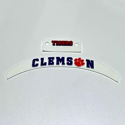 Clemson Tigers Speed White/Purple Mini Helmet 3D Bumper Set • $28