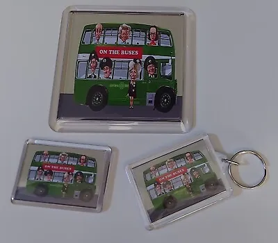 On The Buses Collectable Coaster Magnet Keyring Birthday Christmas Gift Present  • £12