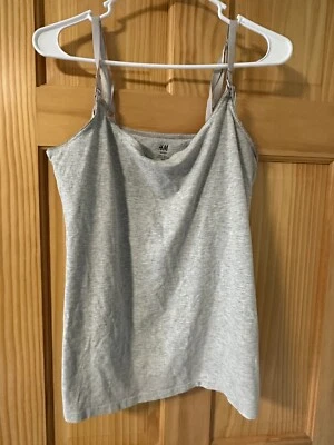 $2.99 • Buy H&M Mama Nursing Tank Top Cami Gray Size Large