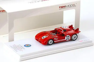 1:43 Tsm 1971 Alfa Romeo Tipo 33/3 Can-Am #33 Watkins Glen 6h Autodelta Spa • $70.51