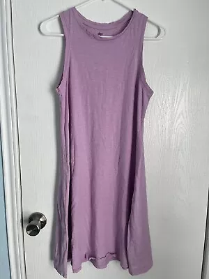 $3 • Buy Dip Tank Shirt Dress Size Small Light Purple 