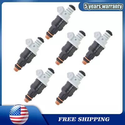 Set Of 6 Fuel Injectors For 1993-1996 Ford F-150 F-250 F-350 Mustang 4.9L L6 • $79.80