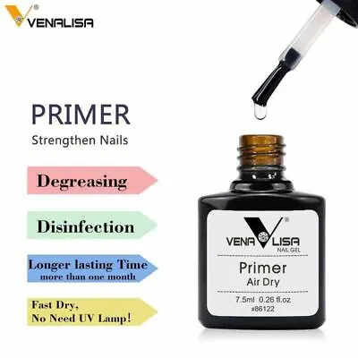 VENALISA Nail Prep Dehydrator & Acid-Free Primer For Acrylic And Gel Nail Polish • £3.99