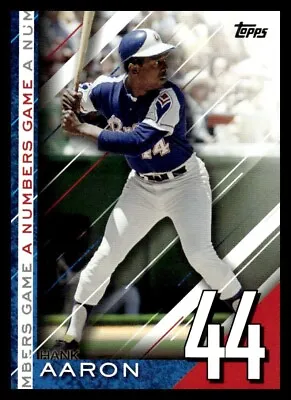 2020 Topps Update Numbers Game Hank Aaron #NG-25 • $1.74