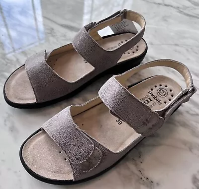 NWT Mephisto Mobils Comfort Walking Sandals Euro Sz 39 (US 8.5) Champagne/silver • $49.99