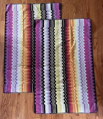 Missoni Home Giacomo Bath Towel New 27 X 40”Inches Zigzag Color New • $70