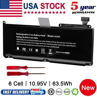 Battery A1331 For Apple MacBook 13  A1342 (White Unibody Late 2009-Mid 2010) PC • $23.99
