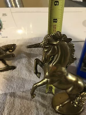 Vintage Brass Unicorn Figurine • $15