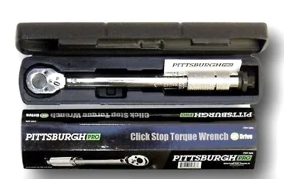 1/4 Inch Professional Drive Click Type Ratcheting Torque Wrench • $22.85