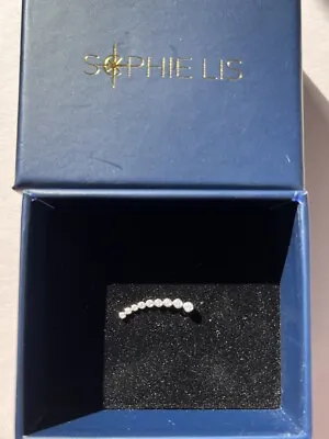 Sophie Lis £495 ‘comet’ Diamond And 22ct Gold Climber Single Earring / In Box • £250